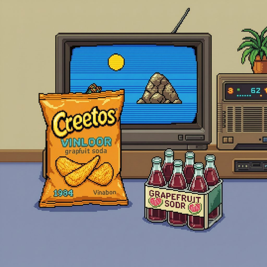 Cheetos + grapefruit soda