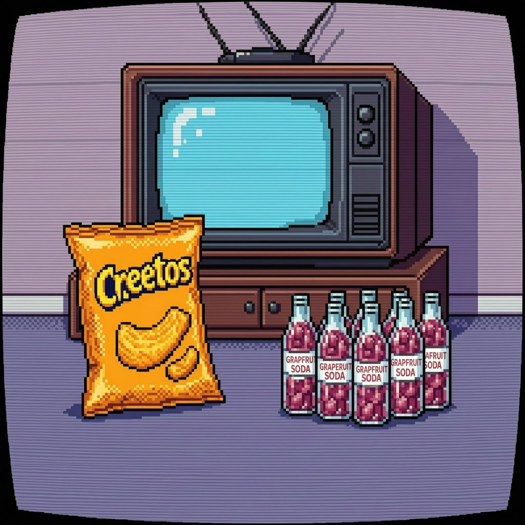 Cheetos + grapefruit soda