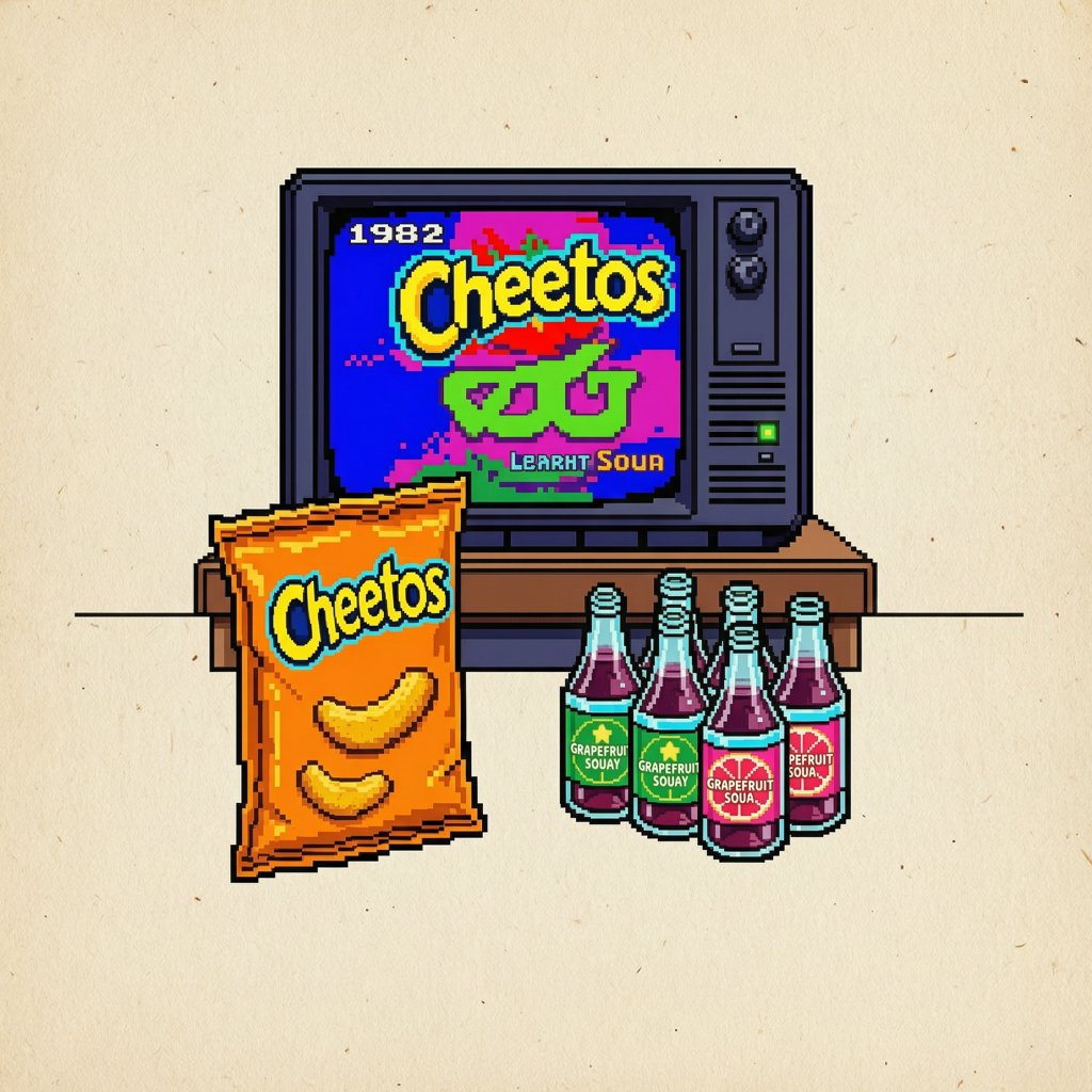 Cheetos + grapefruit soda