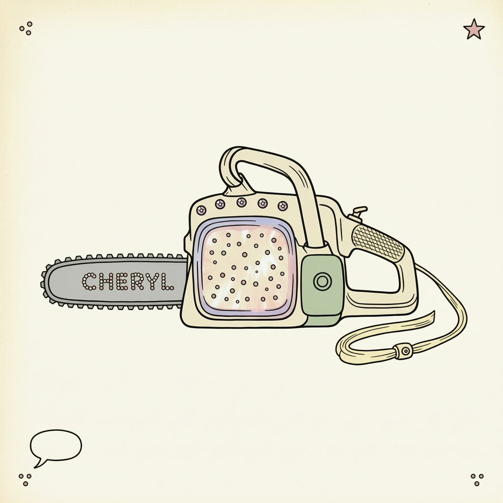 CHERYL pearl-handled lady's chainsaw