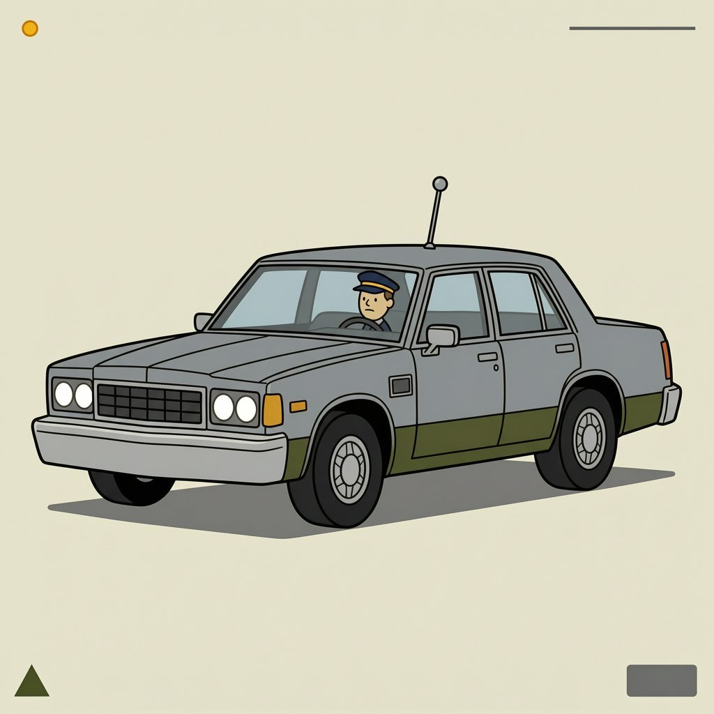 federal grey sedan