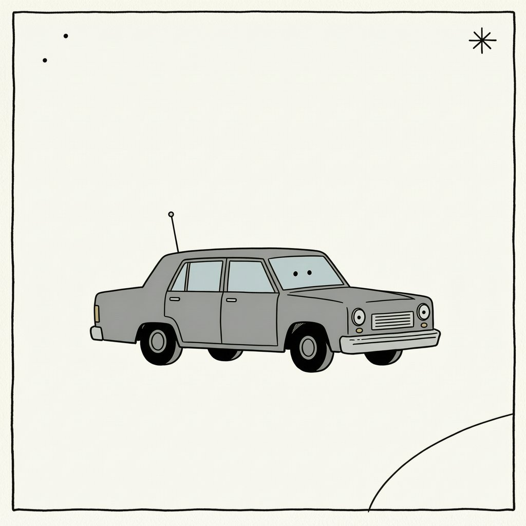 federal grey sedan