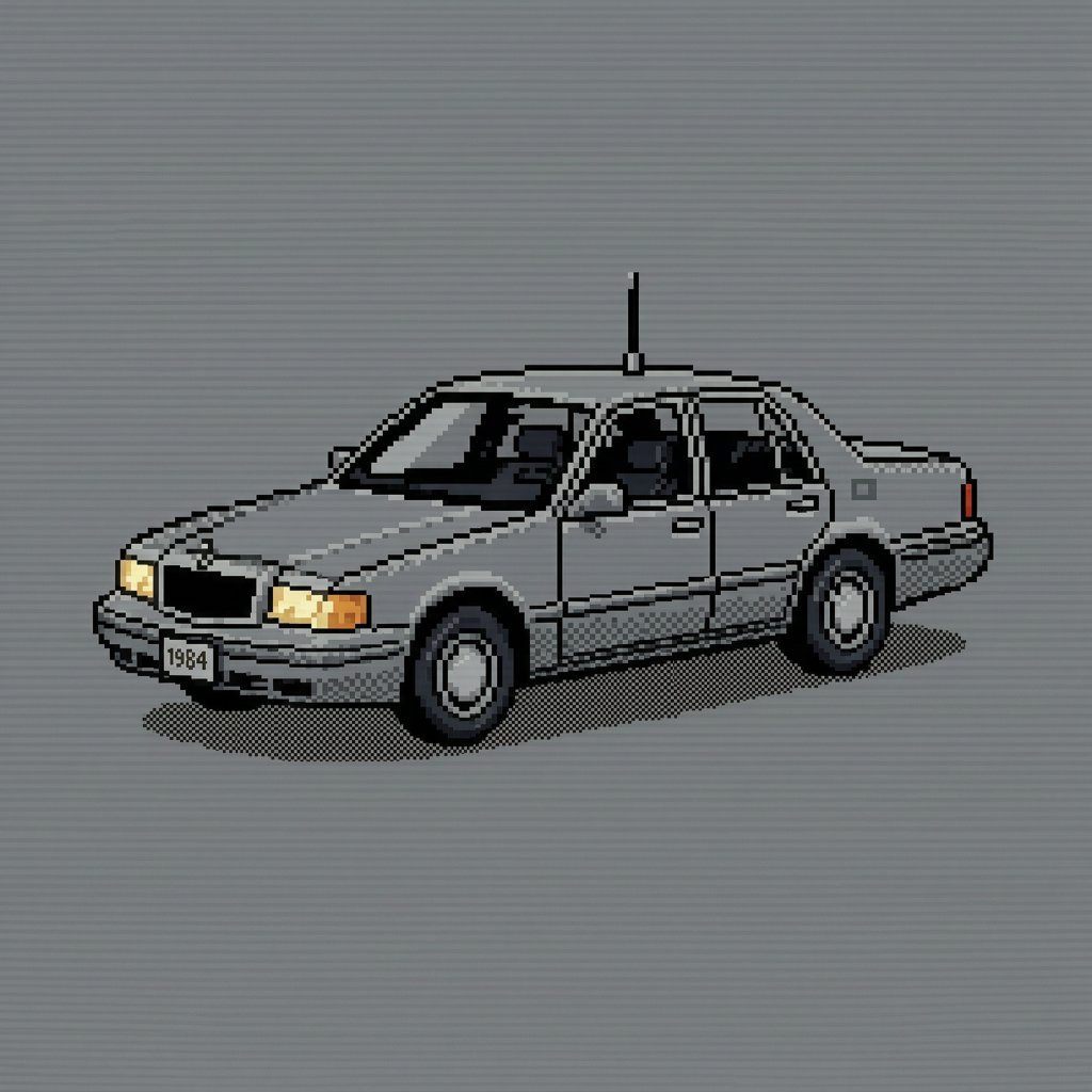 federal grey sedan
