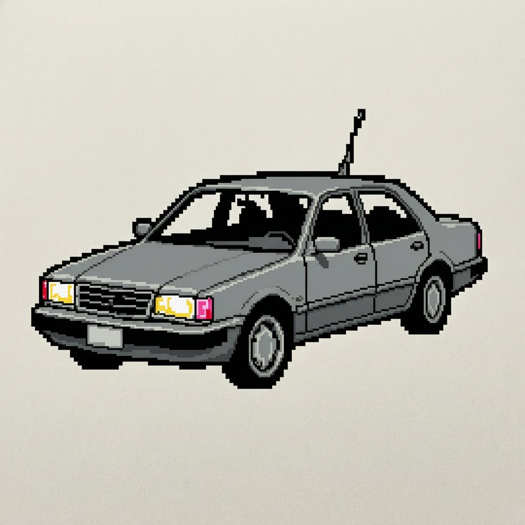 federal grey sedan